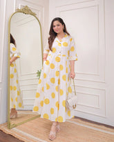 Sunny Dot Delight Shirt Pattern Dress