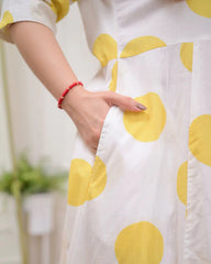 Sunny Dot Delight Shirt Pattern Dress